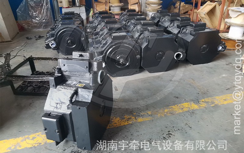 一批21kw礦用湘潭牽引電機出口海外